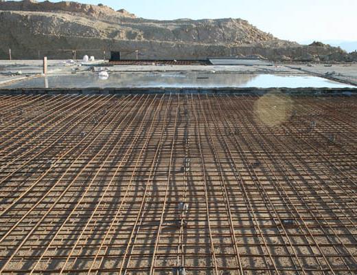 Construction of cellars and access roads to gas wells and water transfer pipelines in the Pazan Gas Field