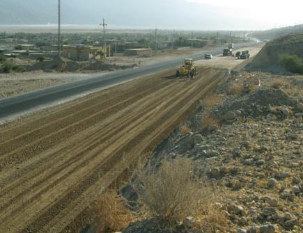 Construction of the main road on the Mohr-Galeh Daar axis
