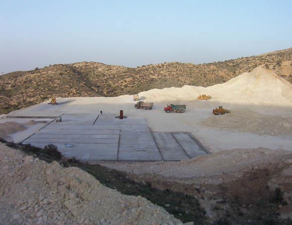 Construction of cellars and access roads to gas wells and water transfer pipelines in the Asaluyeh Gas Field